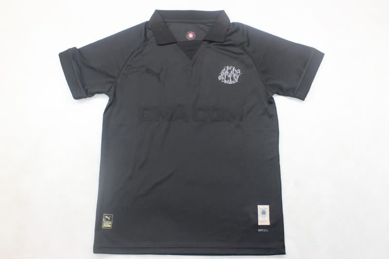 Marseilles Soccer Jersey Black Replica 24/25