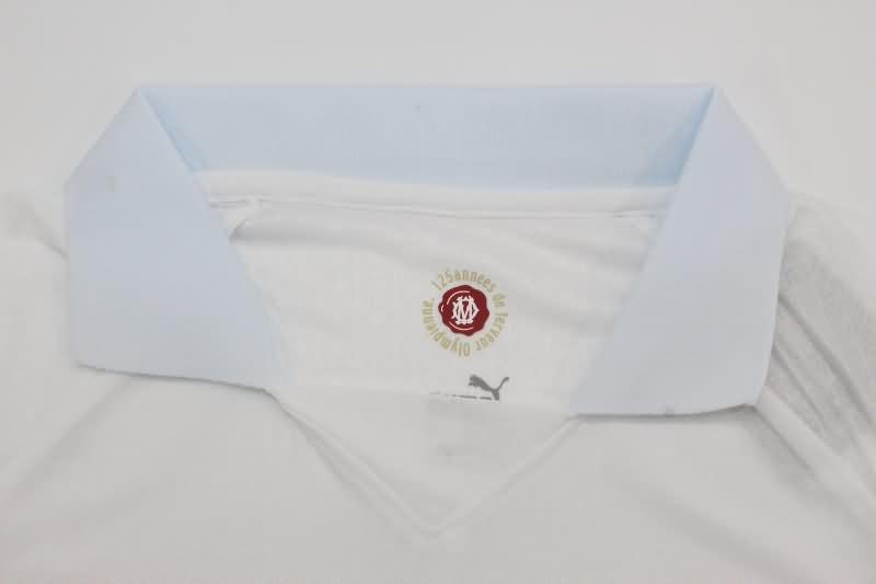 Marseilles Soccer Jersey White (Player) 24/25