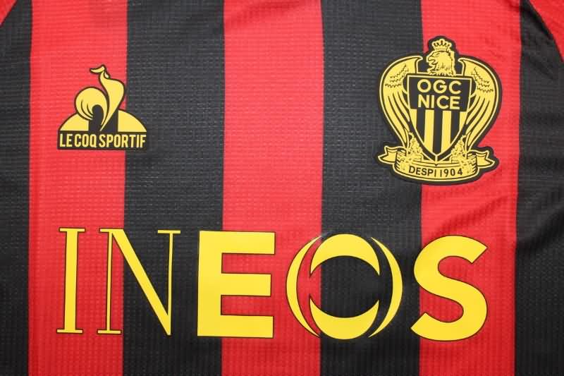 OGC Nice Soccer Jersey Home (Player) 24/25