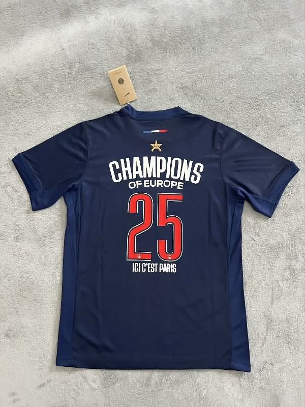 AAA Quality Paris St German 2025 Home Champion Special Soccer Jersey