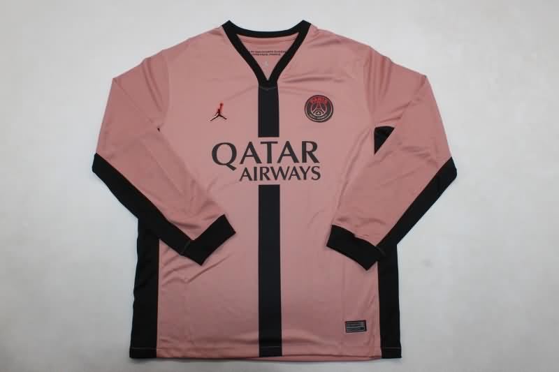 Paris St Germain Soccer Jersey Third Long Sleeve Replica 24/25