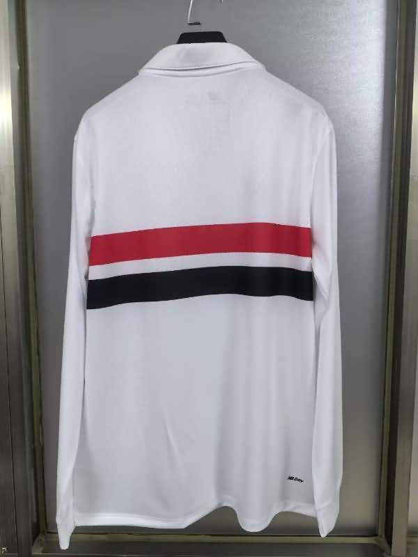 Sao Paulo Soccer Jersey Home Long Sleeve Replica 2024