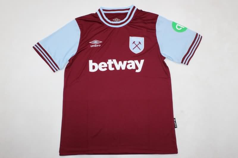 West Ham Soccer Jersey Home Replica 24/25