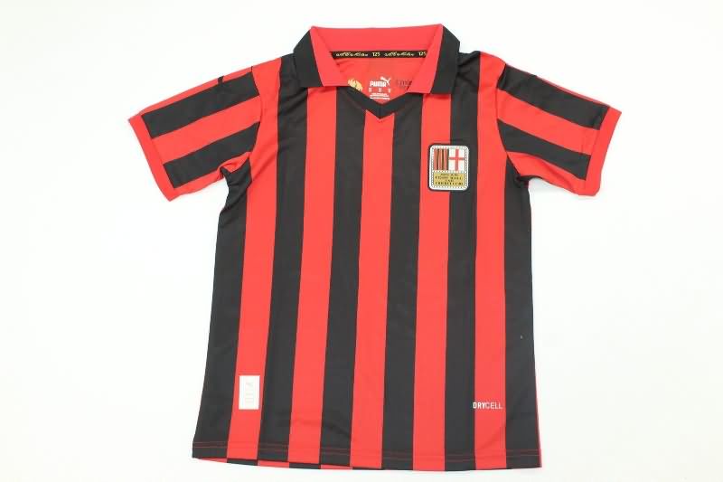 Kids AC Milan Soccer Jersey Anniversary Replica 125th