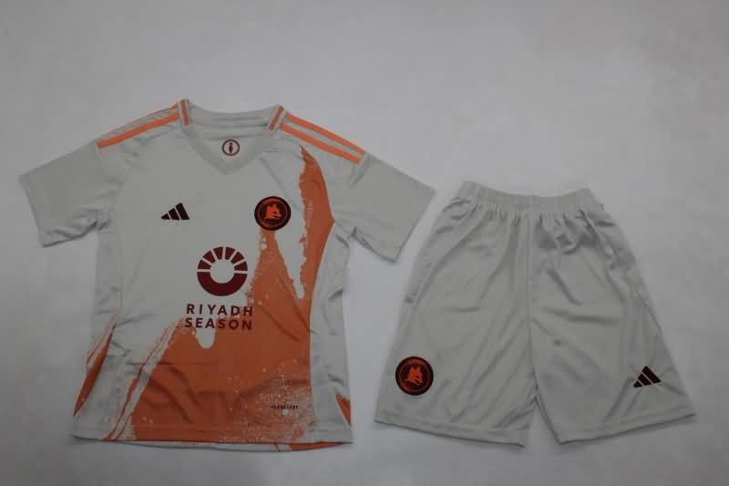 Kids AS Roma Soccer Jersey Away Replica 24/25