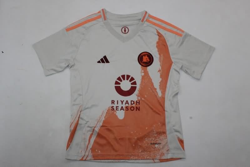 Kids AS Roma Soccer Jersey Away Replica 24/25