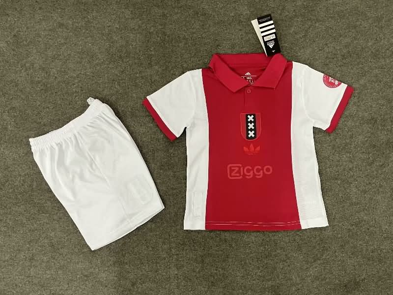 Kids Ajax 125th Anniversary Soccer Jersey And Shorts