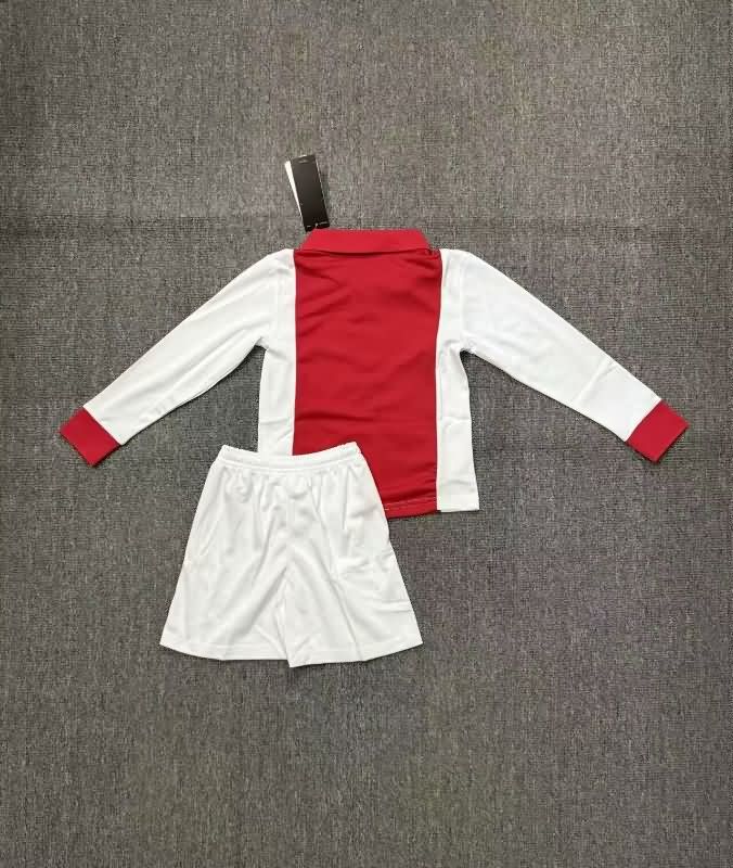 Kids Ajax 125th Anniversary Long Sleeve Soccer Jersey And Shorts