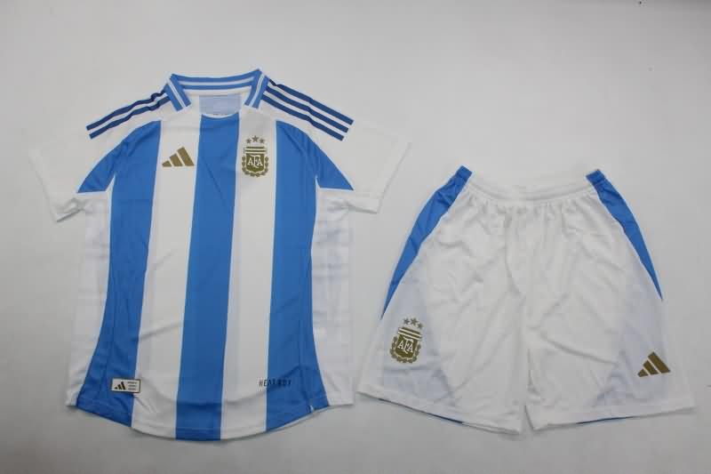 Kids Argentina Soccer Jersey Copa America Home (Player) 2024