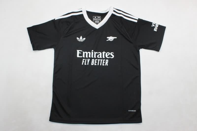 Kids Arsenal Soccer Jersey 02 Goalkeeper Black Replica 24/25