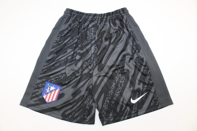 Kids Atletico Madrid Soccer Jersey Goalkeeper Black Replica 24/25