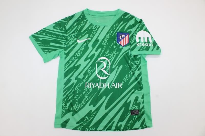 Kids Atletico Madrid Soccer Jersey Goalkeeper Green Replica 24/25
