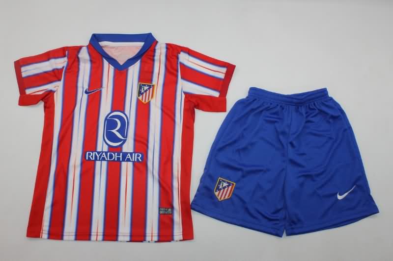 Kids Atletico Madrid Soccer Jersey Home Replica 24/25