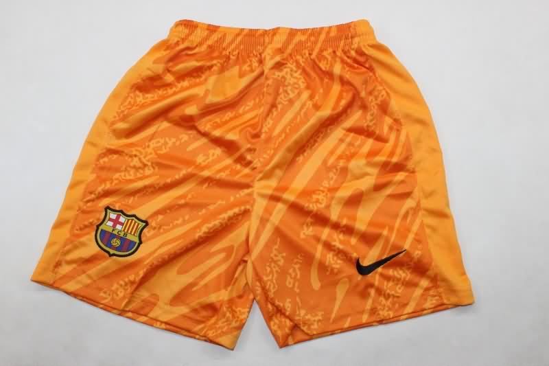 Kids Barcelona Soccer Jersey Goalkeeper Orange Replica 24/25