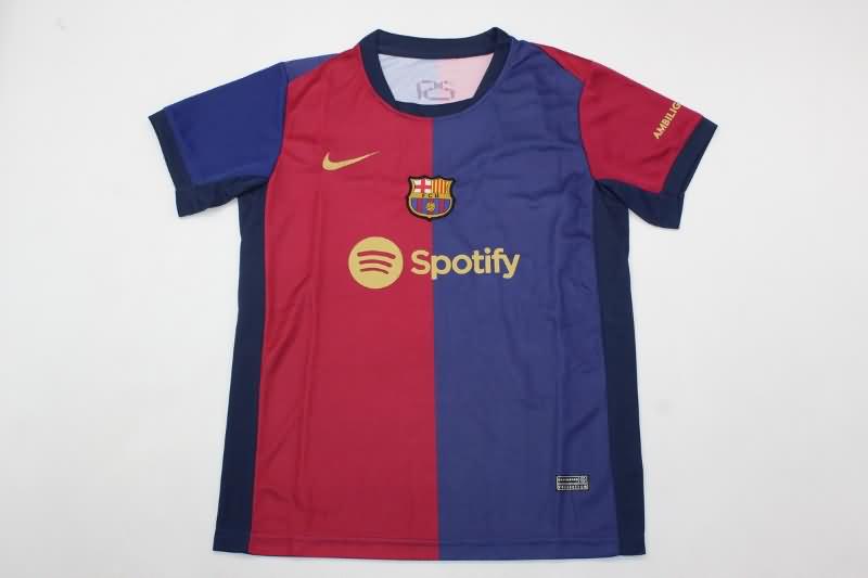 Kids Barcelona Soccer Jersey Home Replica 24/25