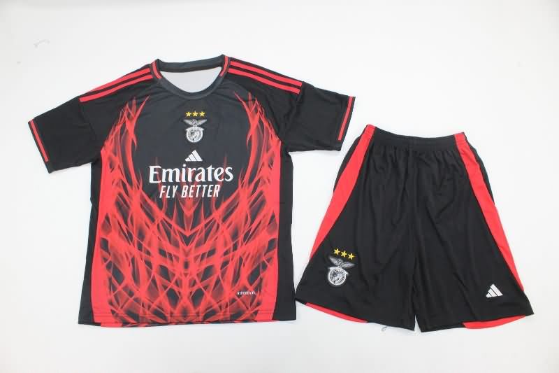 Kids Benfica 24/25 Training Soccer Jersey And Shorts