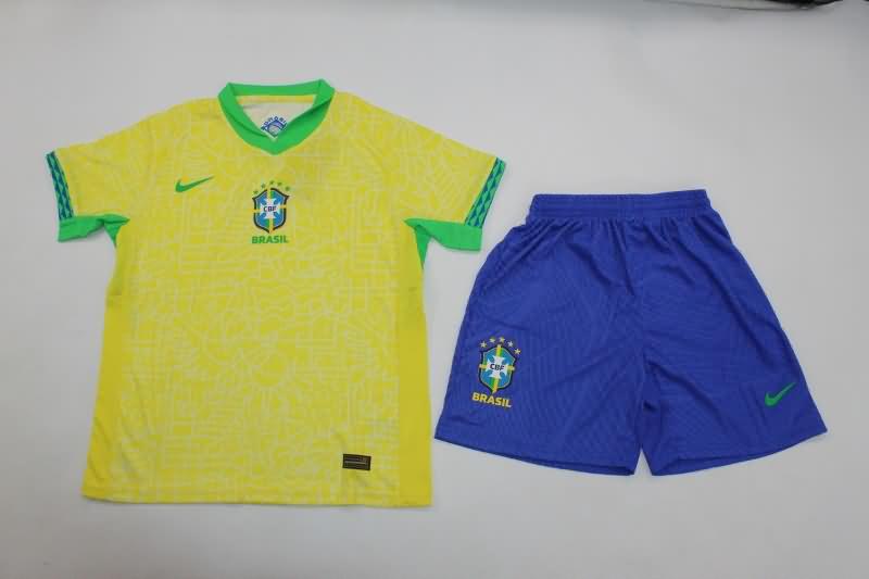Kids Brazil Soccer Jersey Copa America Home (Player) 2024