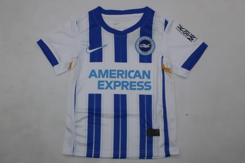 Kids Brighton Soccer Jersey Home Replica 24/25