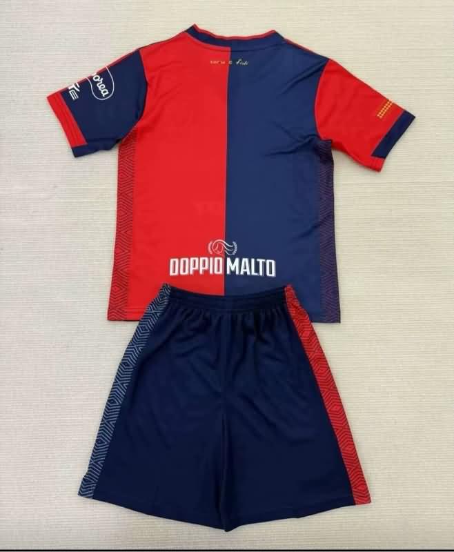 Kids Cagliari Soccer Jersey Home Replica 24/25