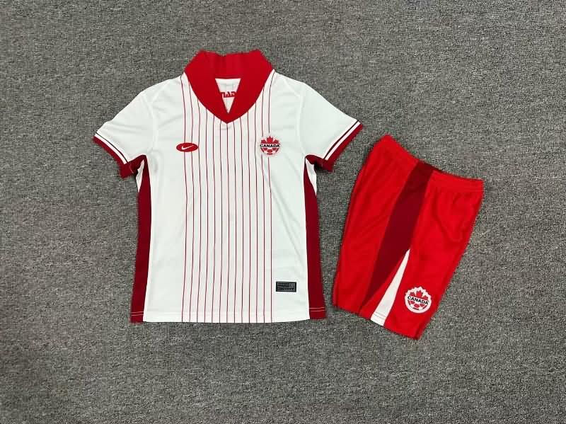 Kids Canada Soccer Jersey Copa America Away Replica 2024