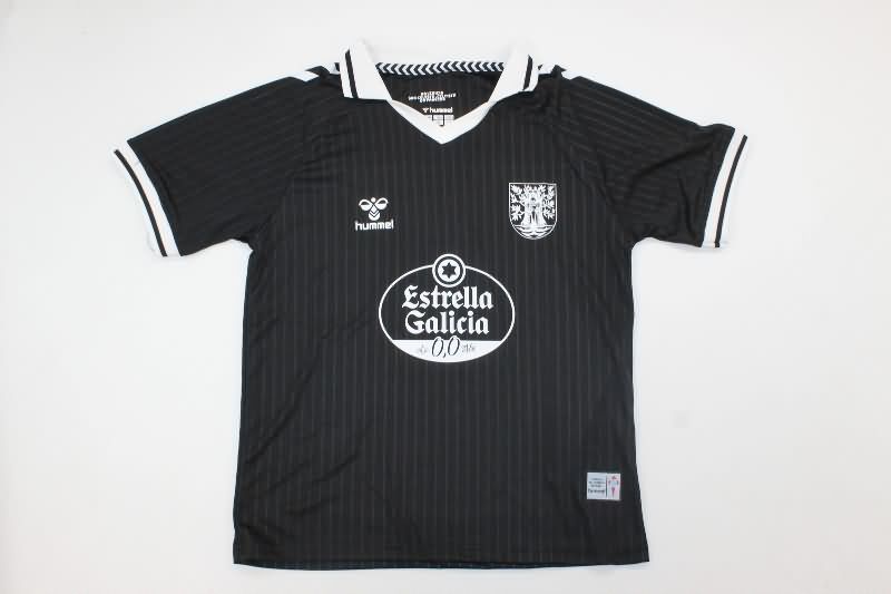 Kids Celta 100th Anniversary Black Soccer Jersey And Shorts