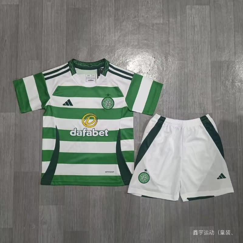 Kids Celtic Soccer Jersey Home Replica 24/25