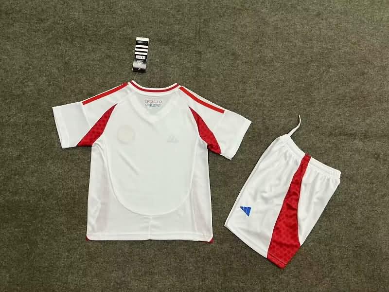 Kids Chile Soccer Jersey Copa America Away Replica 2024