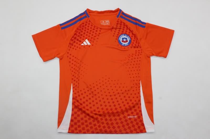 Kids Chile Soccer Jersey Copa America Home Replica 2024