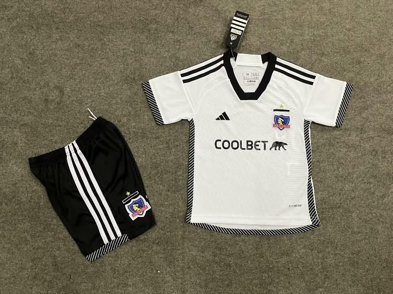 Kids Colo Colo Soccer Jersey Home Replica 2024