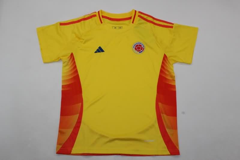 Kids Colombia Soccer Jersey Copa America Home Replica 2024