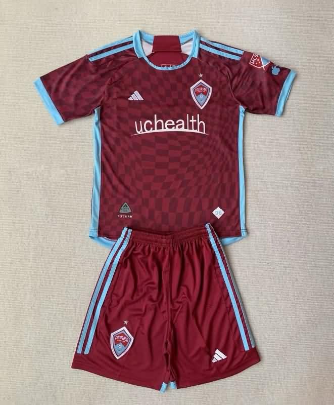 Kids Colorado Rapids Soccer Jersey Home Replica 2024