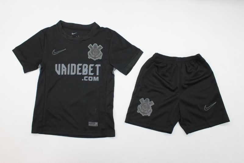 Kids Corinthians Soccer Jersey Away Replica 2024