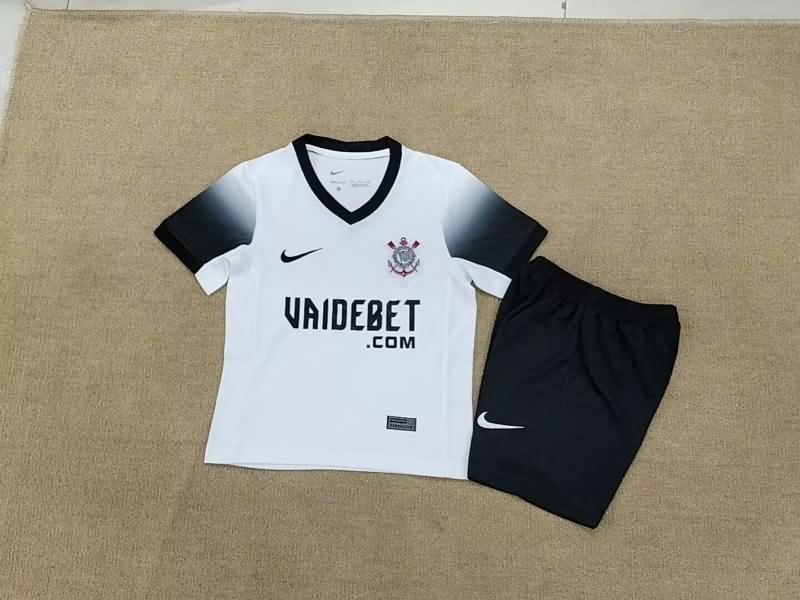 Kids Corinthians Soccer Jersey Home Replica 2024