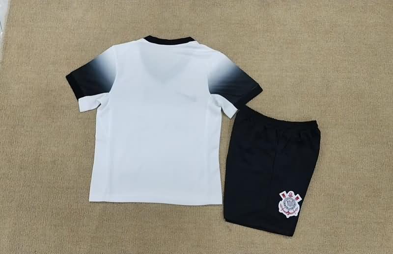 Kids Corinthians Soccer Jersey Home Replica 2024