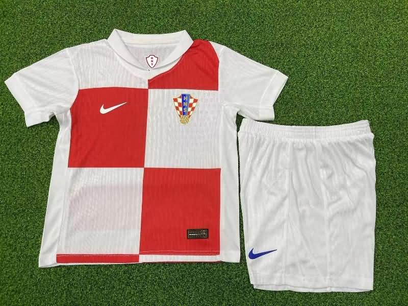 Kids Croatia Soccer Jersey Home (Player) 2024