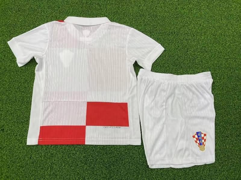Kids Croatia Soccer Jersey Home (Player) 2024