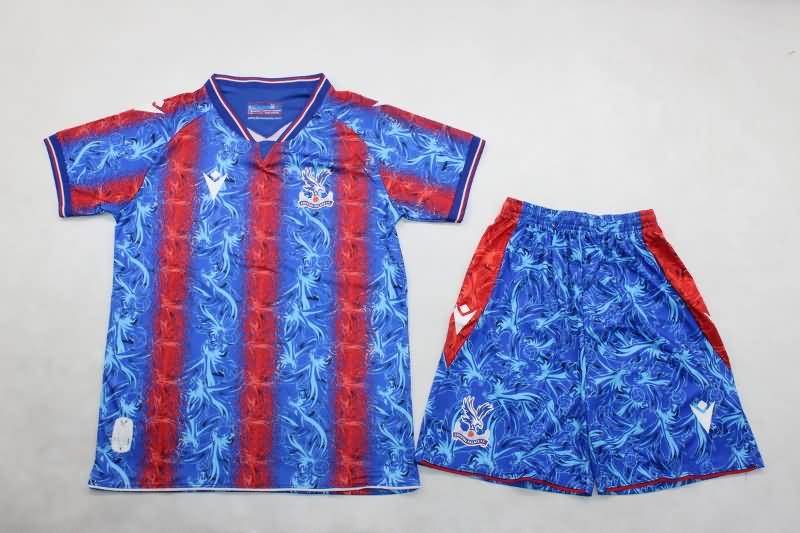 Kids Crystal Palace Soccer Jersey Home Replica 24/25