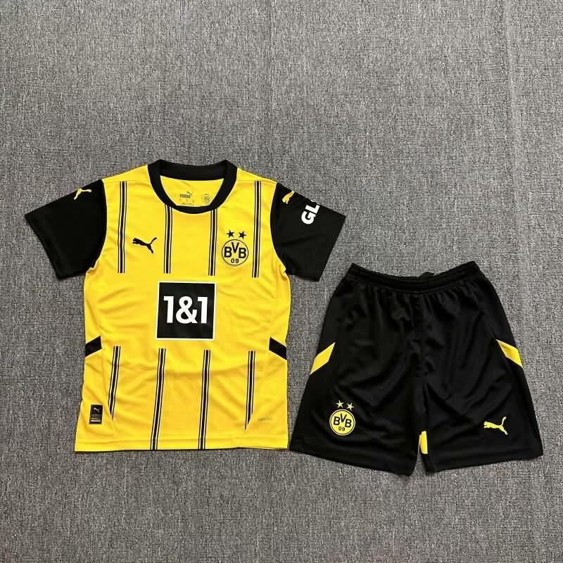 Kids Dortmund Soccer Jersey Home Replica 24/25