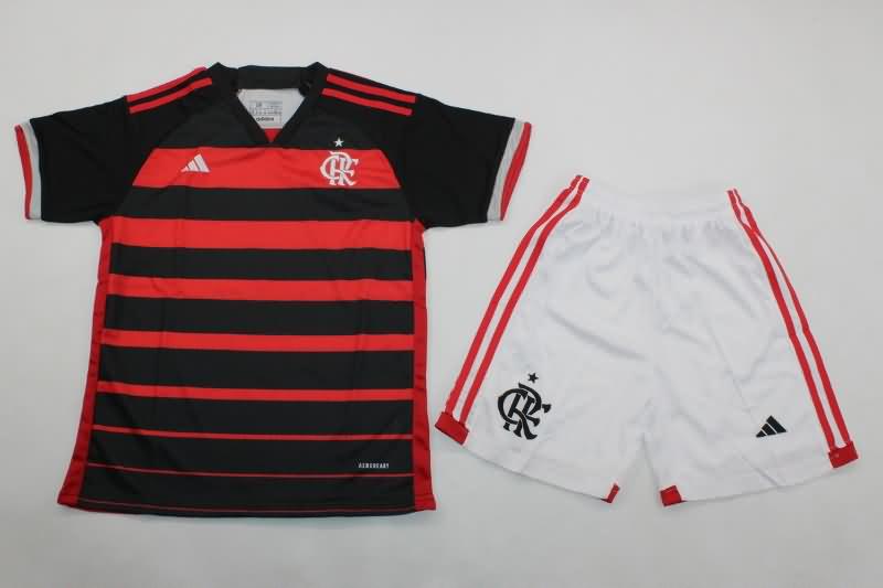 Kids Flamengo Soccer Jersey Home Replica 2024