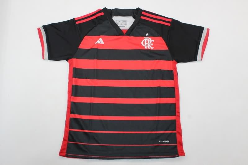 Kids Flamengo Soccer Jersey Home Replica 2024