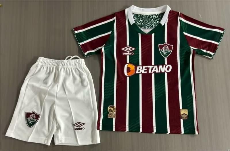 Kids Fluminense Soccer Jersey Home Replica 2024