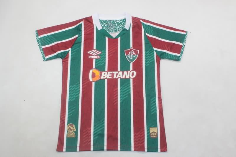 Kids Fluminense Soccer Jersey Home Replica 2024