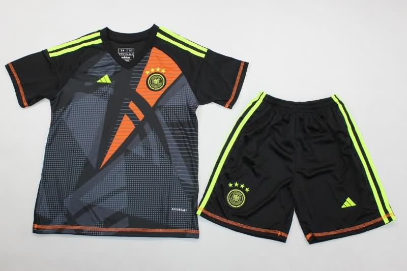 Kids Germany Soccer Jersey Goalkeeper Black Replica 2024