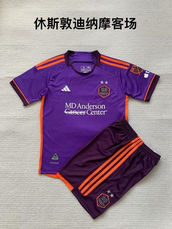 Kids Houston Dynamo Soccer Jersey Away Replica 2024