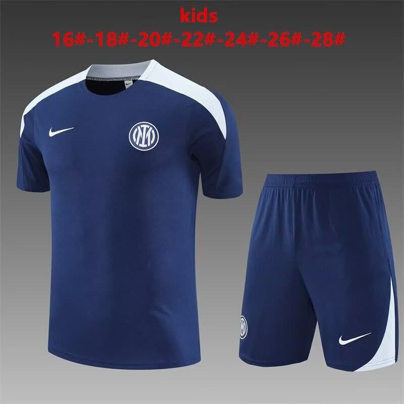Kids Inter Milan Training Jersey Replica 24/25