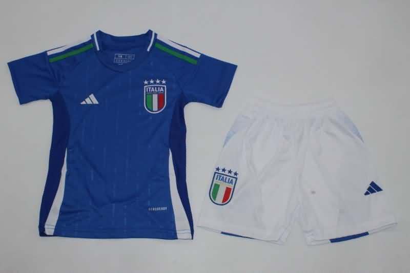 Kids Italy Soccer Jersey Home Replica 2024