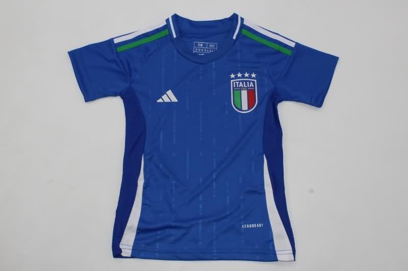 Kids Italy Soccer Jersey Home Replica 2024