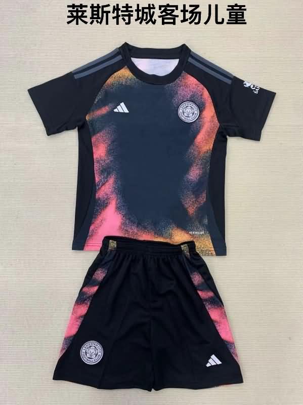 Kids Leicester City Soccer Jersey Away Replica 24/25
