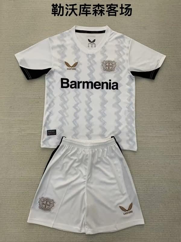 Kids Leverkusen Soccer Jersey Away Replica 24/25