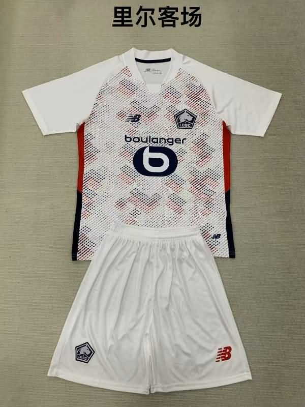 Kids Lille Soccer Jersey Away Replica 24/25